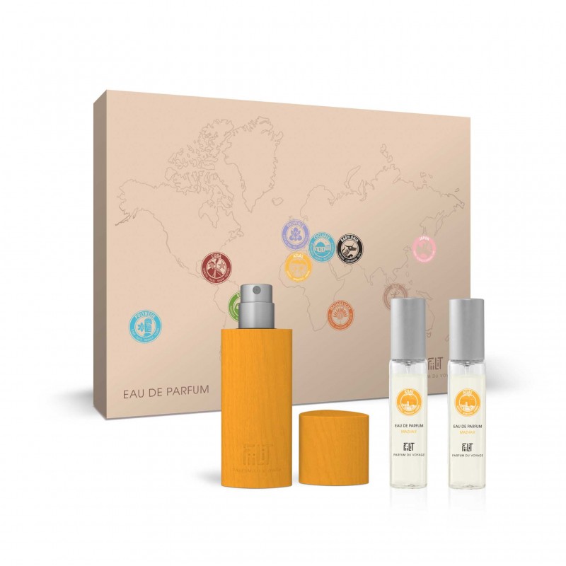 Eau de Parfum MAZHAR - ATLAS Wooden Case 11ml + 2 Refills