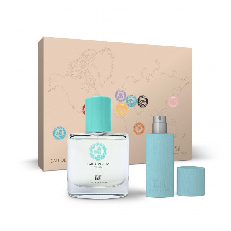 Eau de Parfum TEHANI - POLYNESIE 1 x EDP Spray 50ml+1 x Wooden Case 11ml
